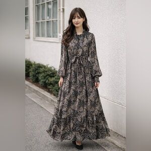 158. Mulvari Curve Dress (Black)